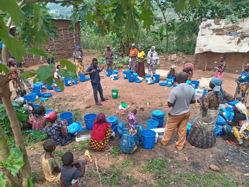 Lifewater Distribution in Kyaka II Refugee Settlement - Training